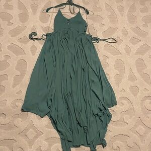 Free People Teal High Low Dress